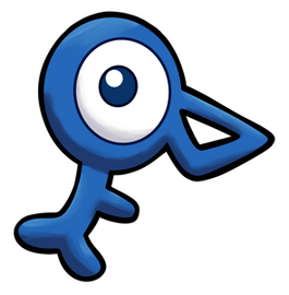 Shiny Unown F