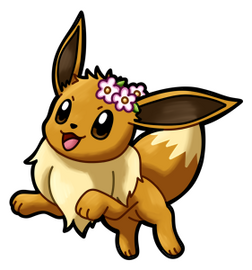 Eevee M Flower Crown